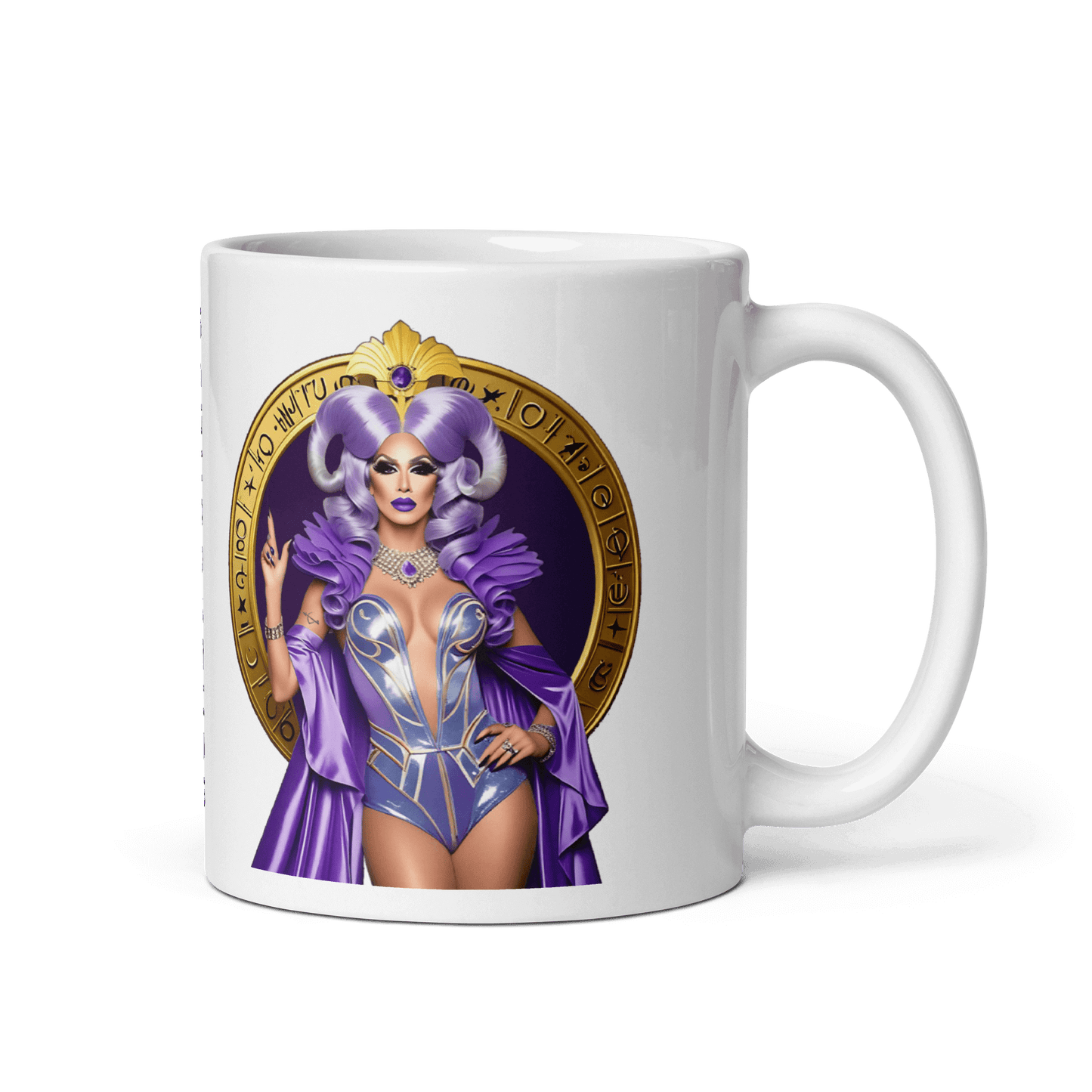 Haus Of Zodiac Mug | Arrow A'Mour (Sagittarius) featuring a glamorous design with vibrant colors.