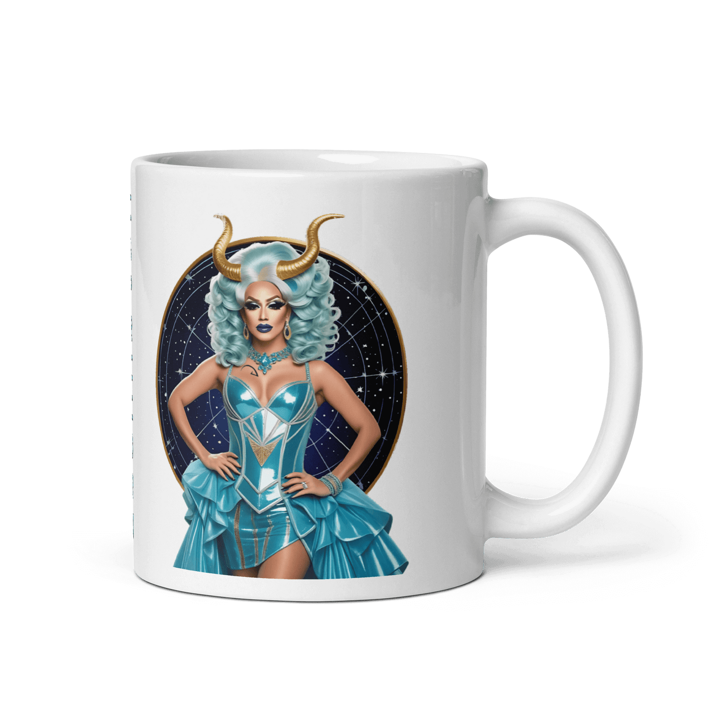 Haus Of Zodiac Mug | Go-Tya Glamour (Capricorn) featuring a stunning design and vibrant color.