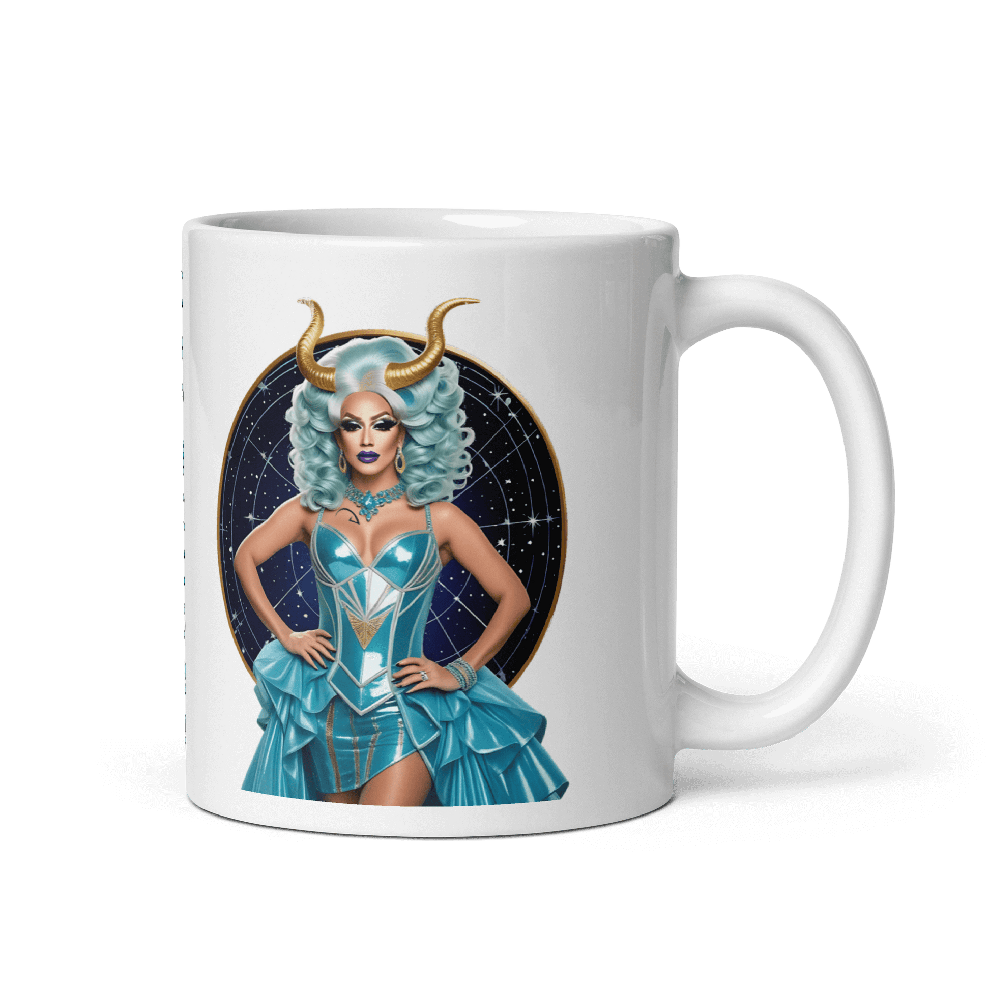 Haus Of Zodiac Mug | Go-Tya Glamour (Capricorn) featuring a stunning design and vibrant color.