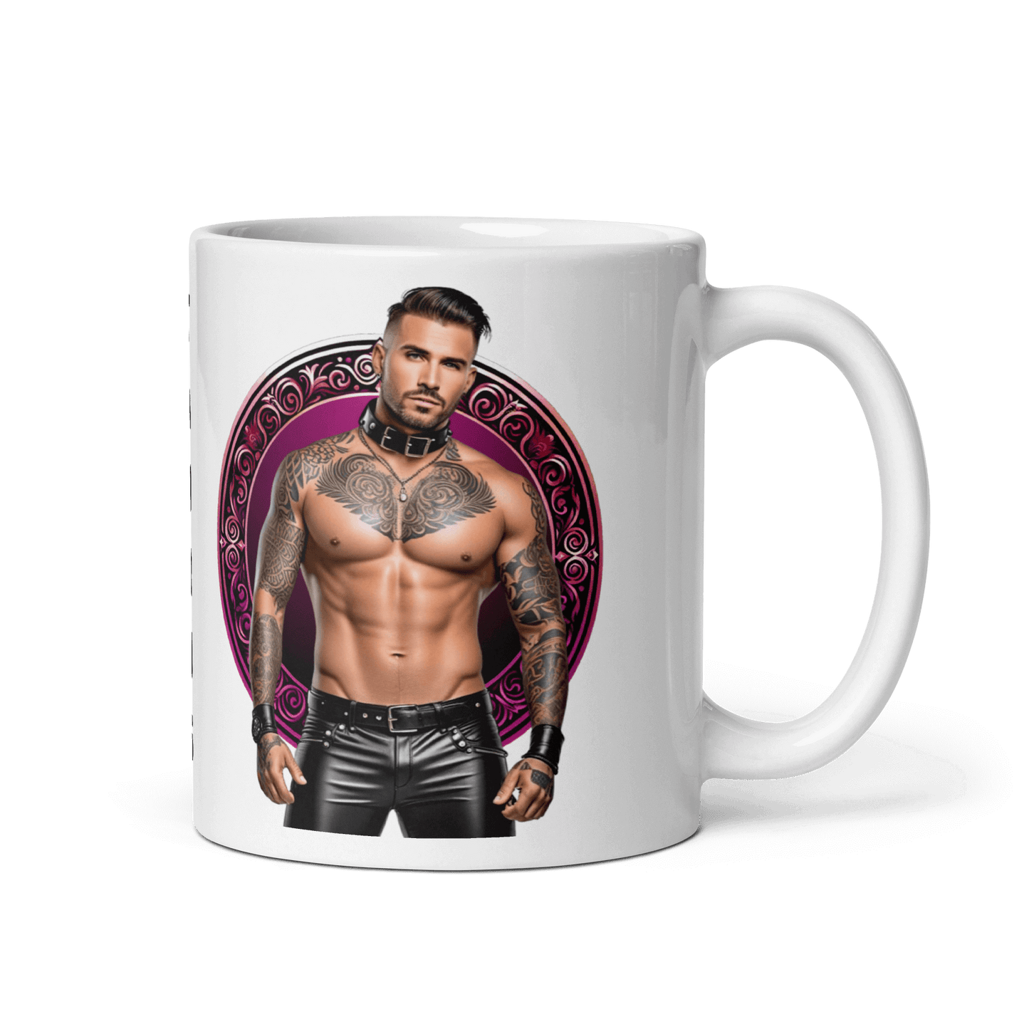 Haus Of Zodiac Mug | Leatherman Bronson (Taurus) designed with a tattooed man graphic for stylish coffee lovers.