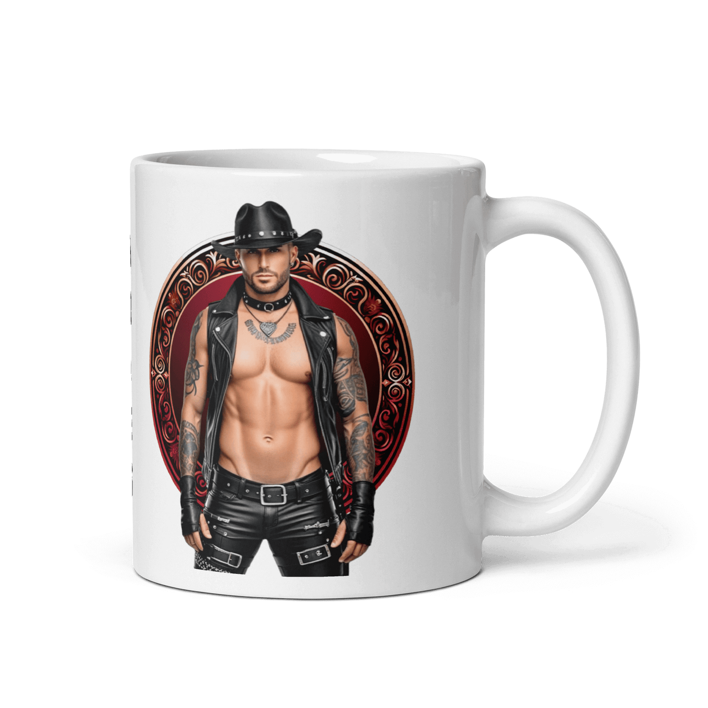 Haus Of Zodiac Mug | Leatherman Blaze (Aries) featuring a bold biker design.