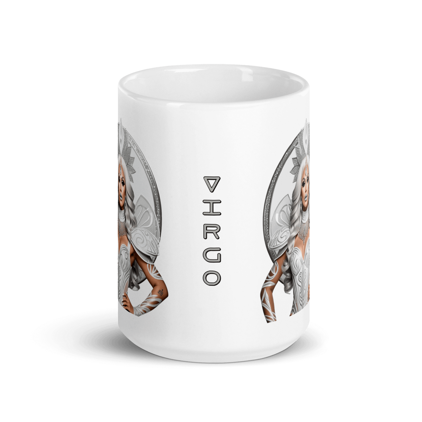 Haus Of Zodiac Mug | Siren Maidan (Virgo) featuring a stylish Virgo design, perfect for coffee or tea.