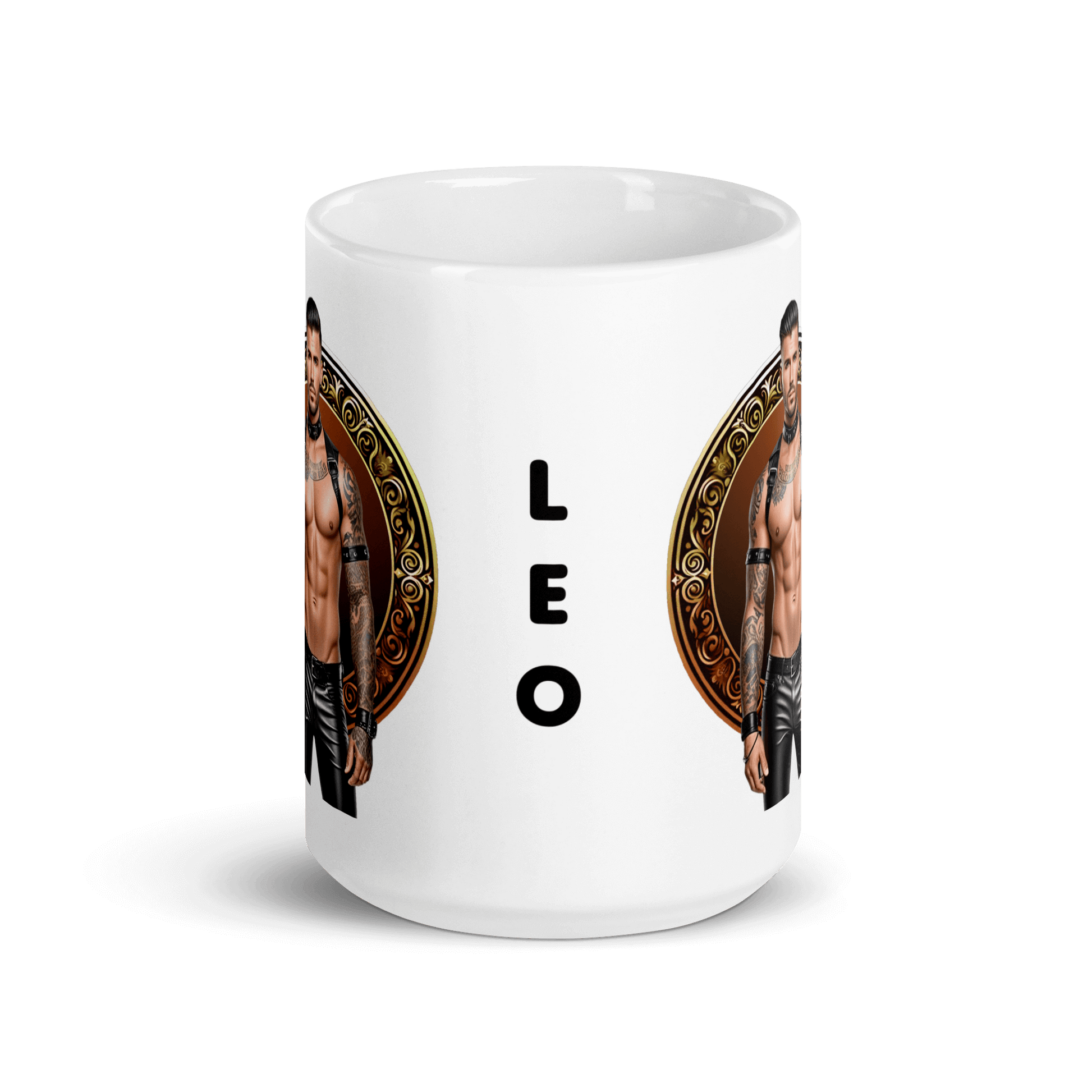 Haus Of Zodiac Mug | Leatherman Rex (Leo) featuring a vivid design and durable ceramic material.