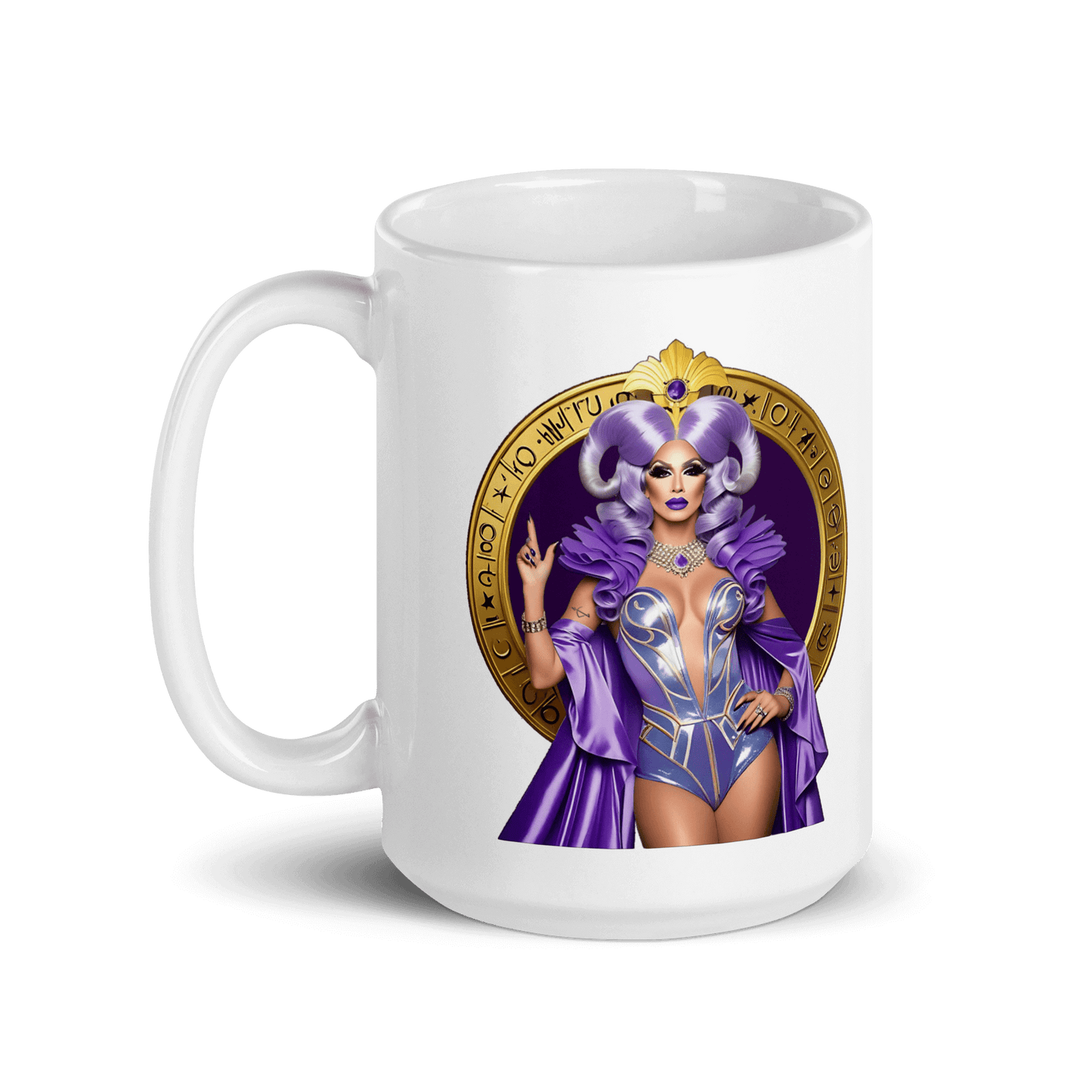 Haus Of Zodiac Mug | Arrow A'Mour (Sagittarius) featuring a vibrant design and glossy finish.