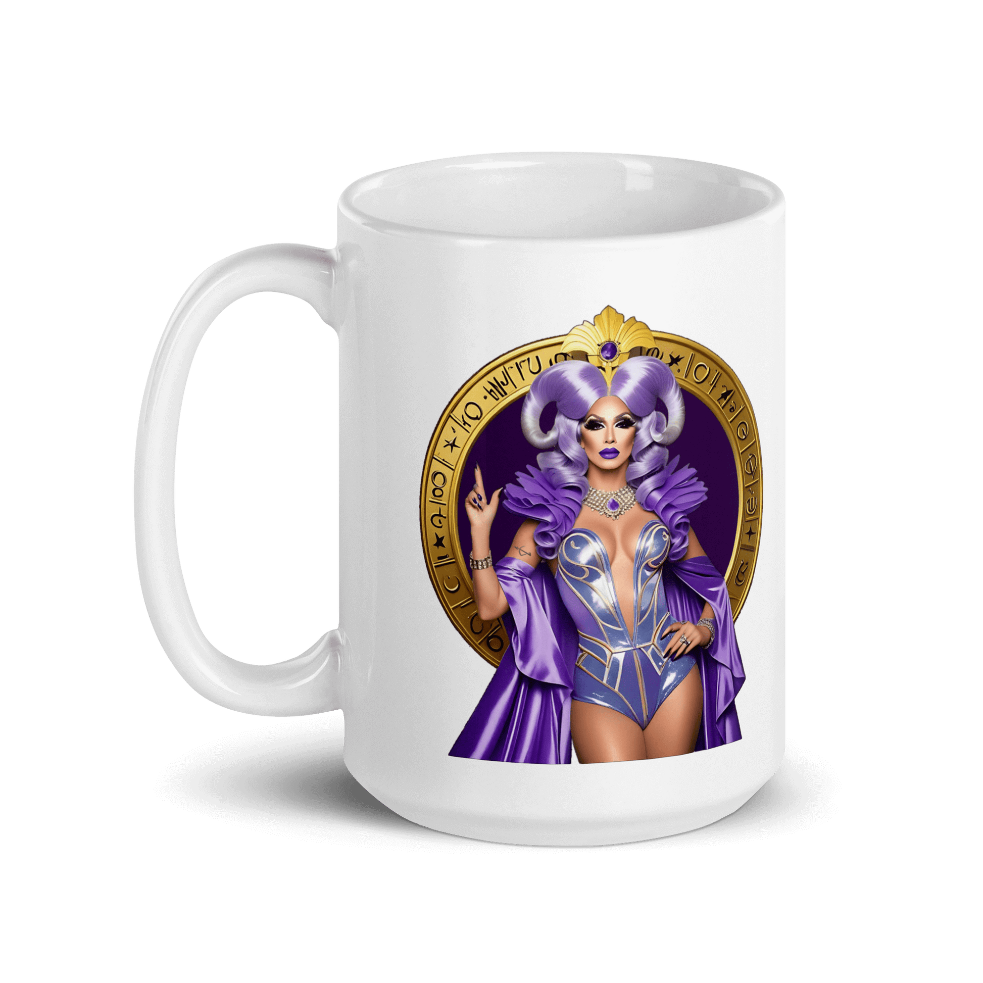 Haus Of Zodiac Mug | Arrow A'Mour (Sagittarius) featuring a vibrant design and glossy finish.