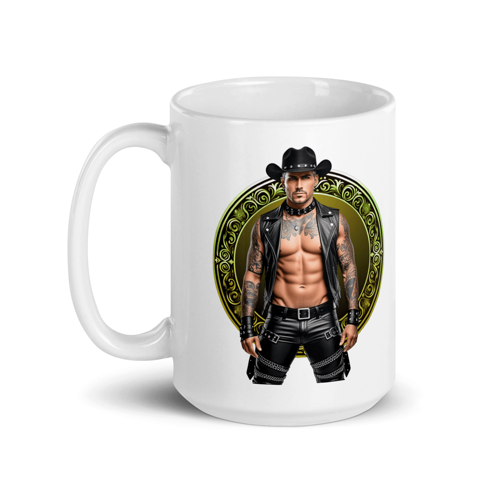 Haus Of Zodiac Mug | Leatherman Sterling (Capricorn) featuring a bold cowboy design.