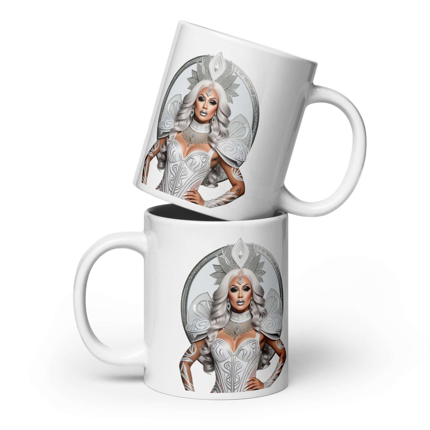 Haus Of Zodiac Mug | Siren Maidan (Virgo) featuring stunning artwork on a glossy ceramic design.