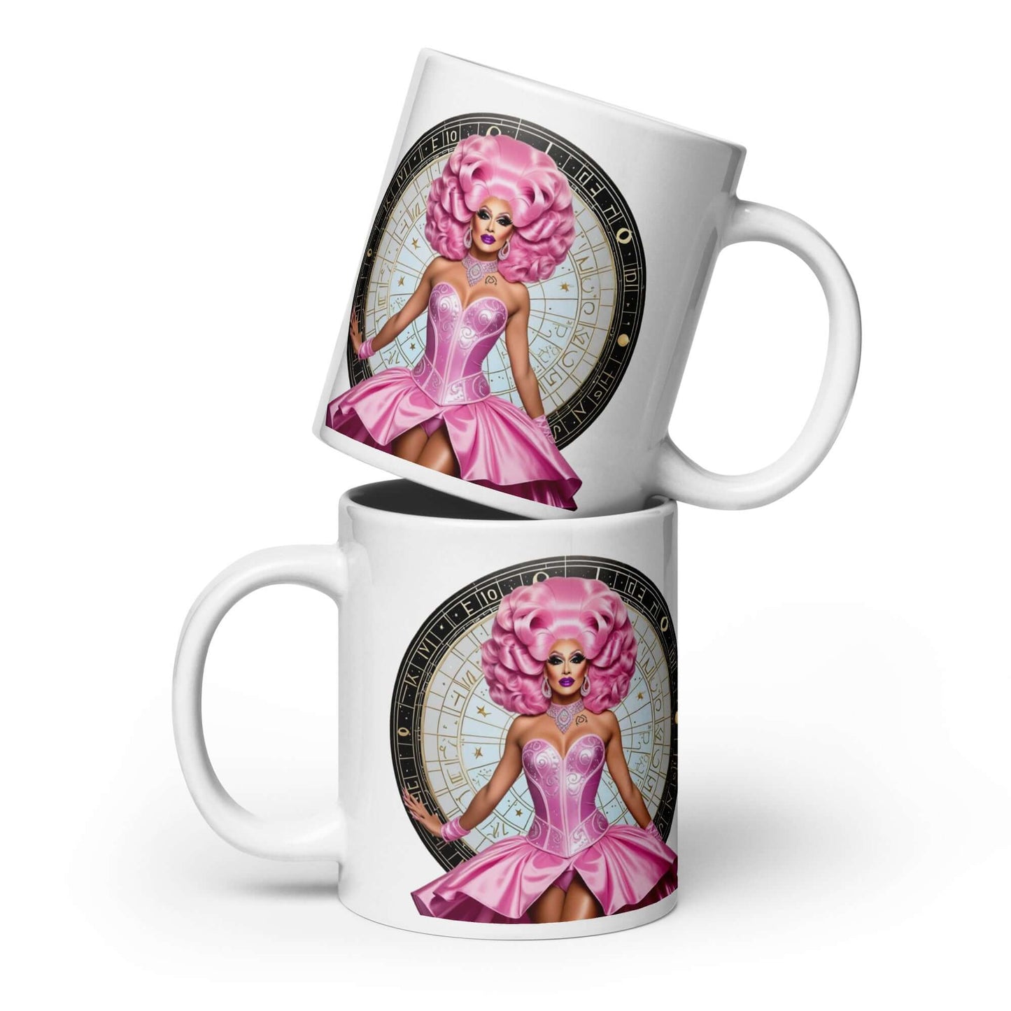 Haus Of Zodiac Mug | Shell We Dance (Cancer) featuring vibrant design and unique shape.