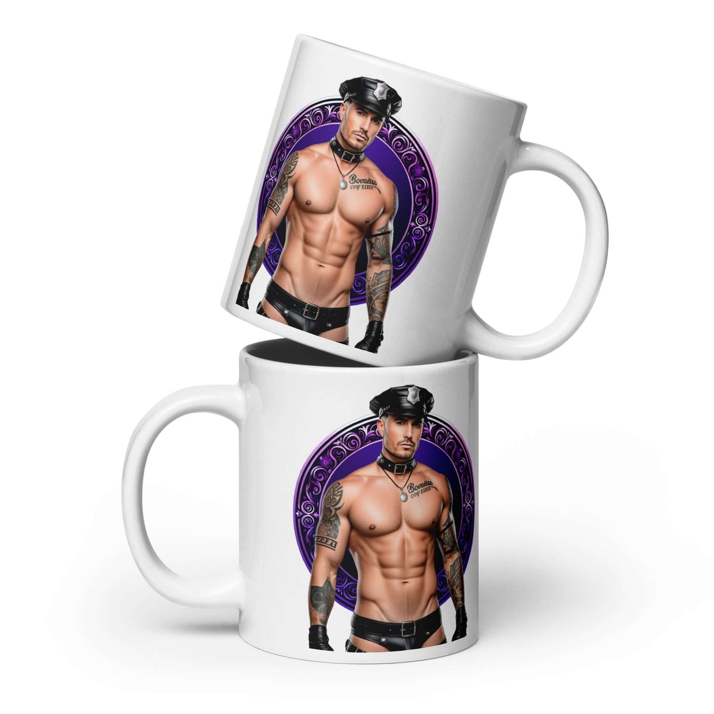 Haus Of Zodiac Mug | Leatherman Kane (Scorpio) featuring a striking design with a muscular figure.