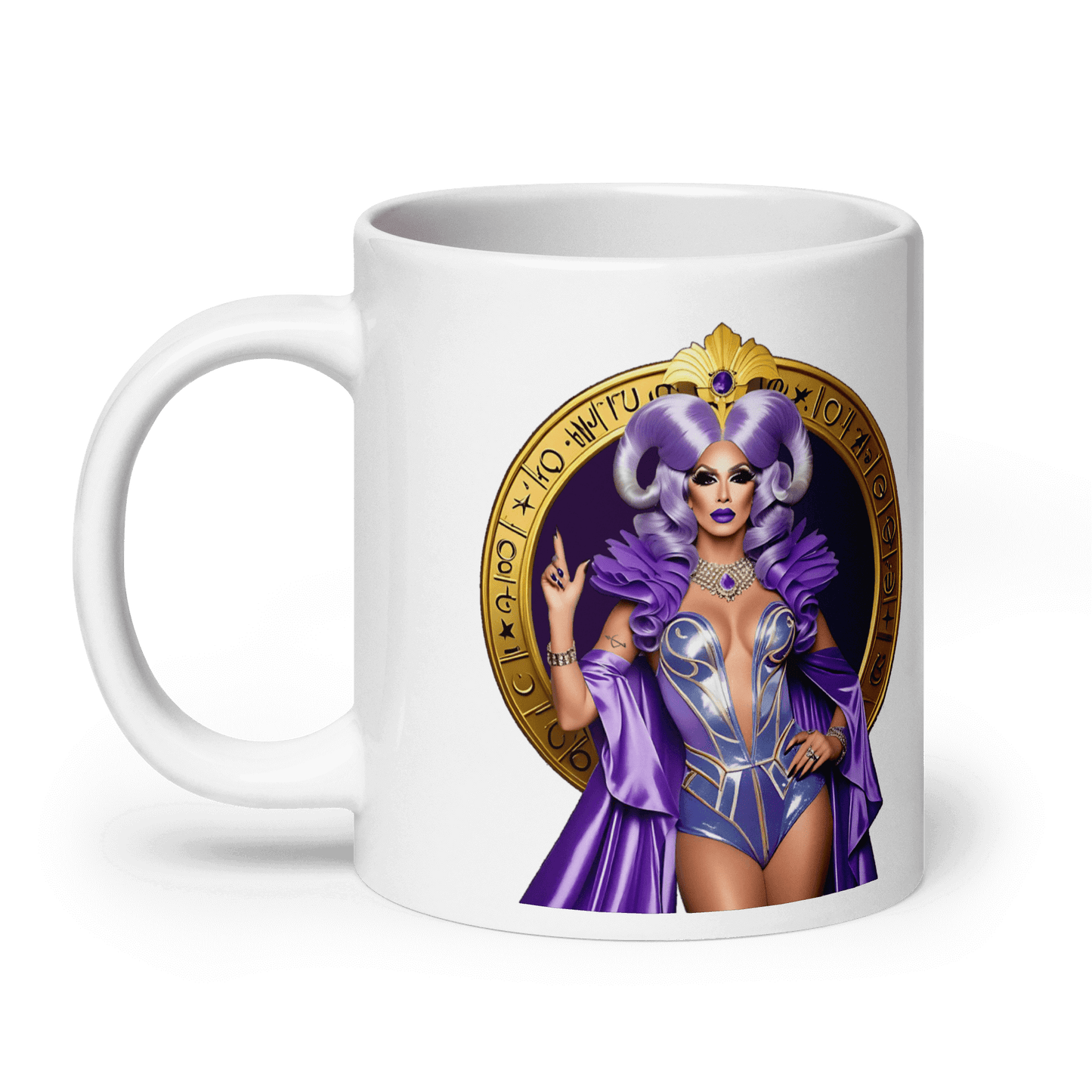 Haus Of Zodiac Mug | Arrow A'Mour (Sagittarius) featuring a vibrant design and sturdy ceramic construction.