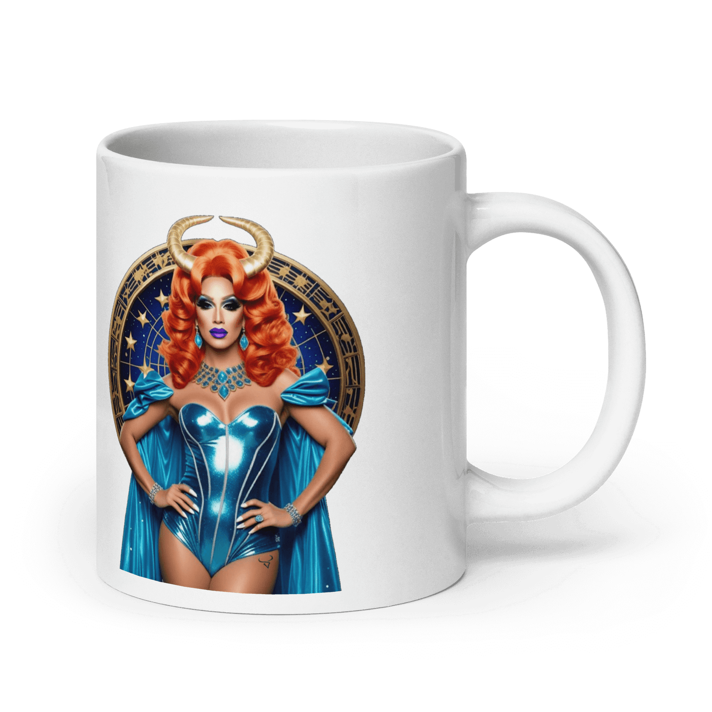 Haus Of Zodiac Mug | Venus De-Milo (Taurus) featuring a vibrant design with a Taurus theme.