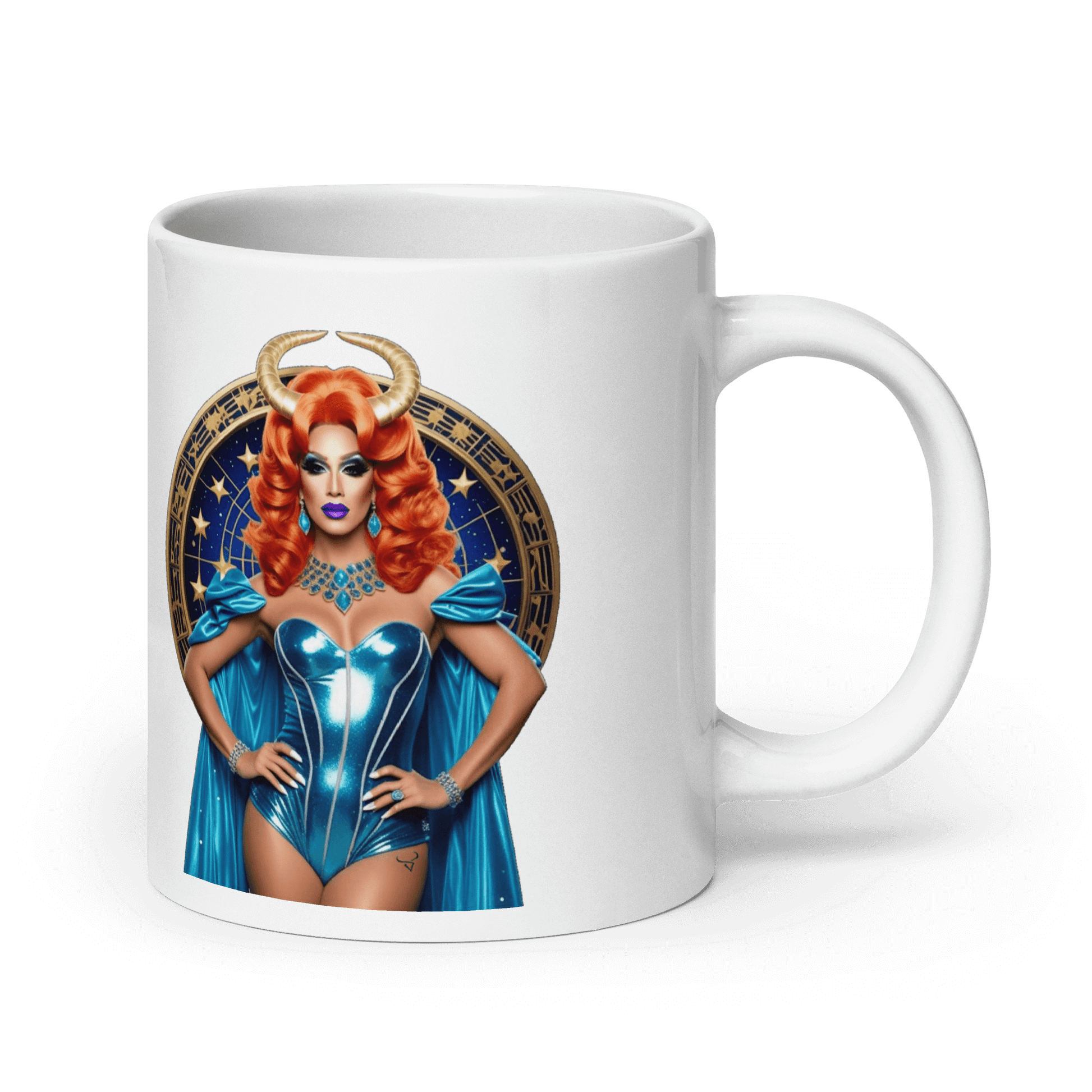 Haus Of Zodiac Mug | Venus De-Milo (Taurus) featuring a vibrant design with a Taurus theme.