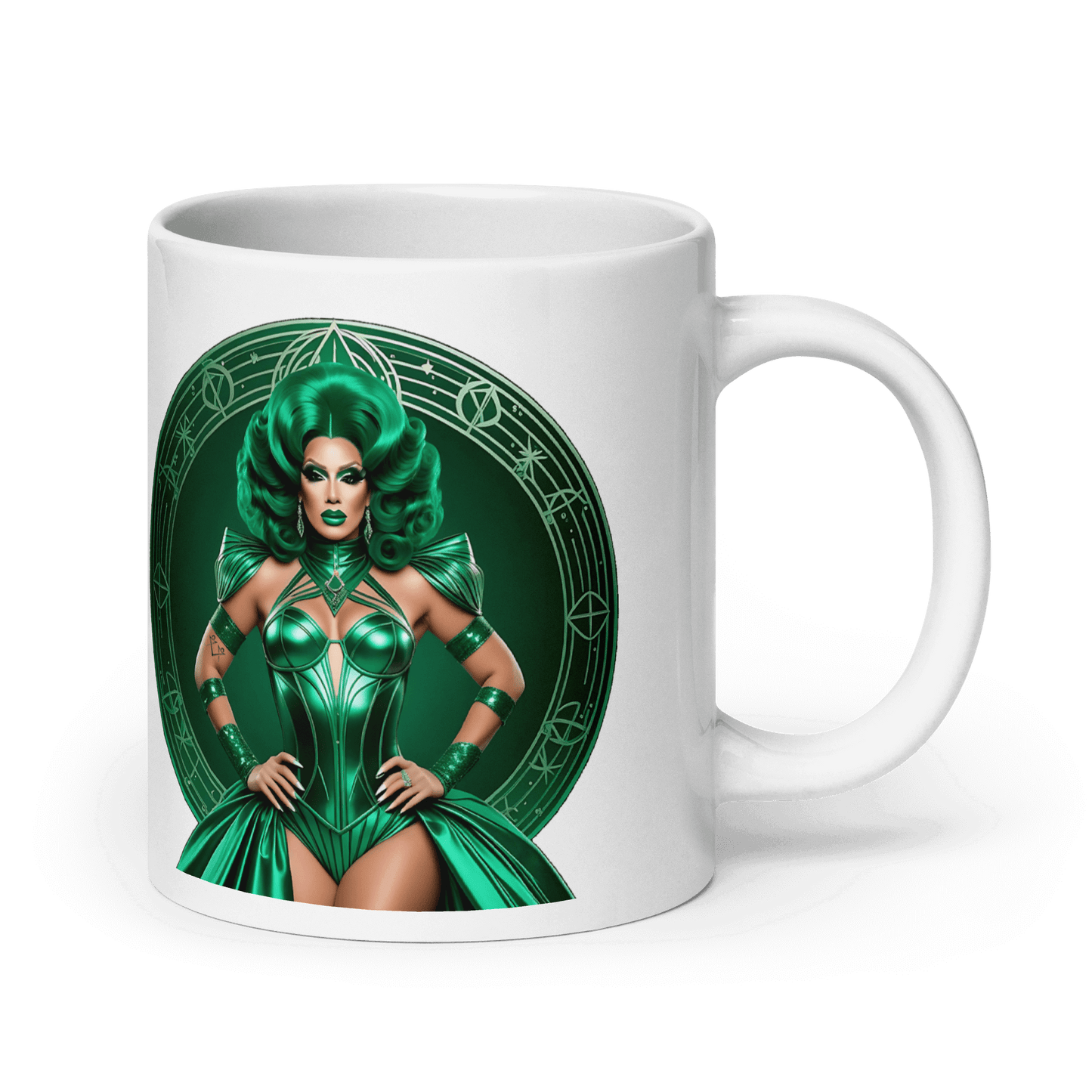 Haus Of Zodiac Mug | Duality Diva (Gemini) featuring a vibrant design and glossy finish for coffee and tea.