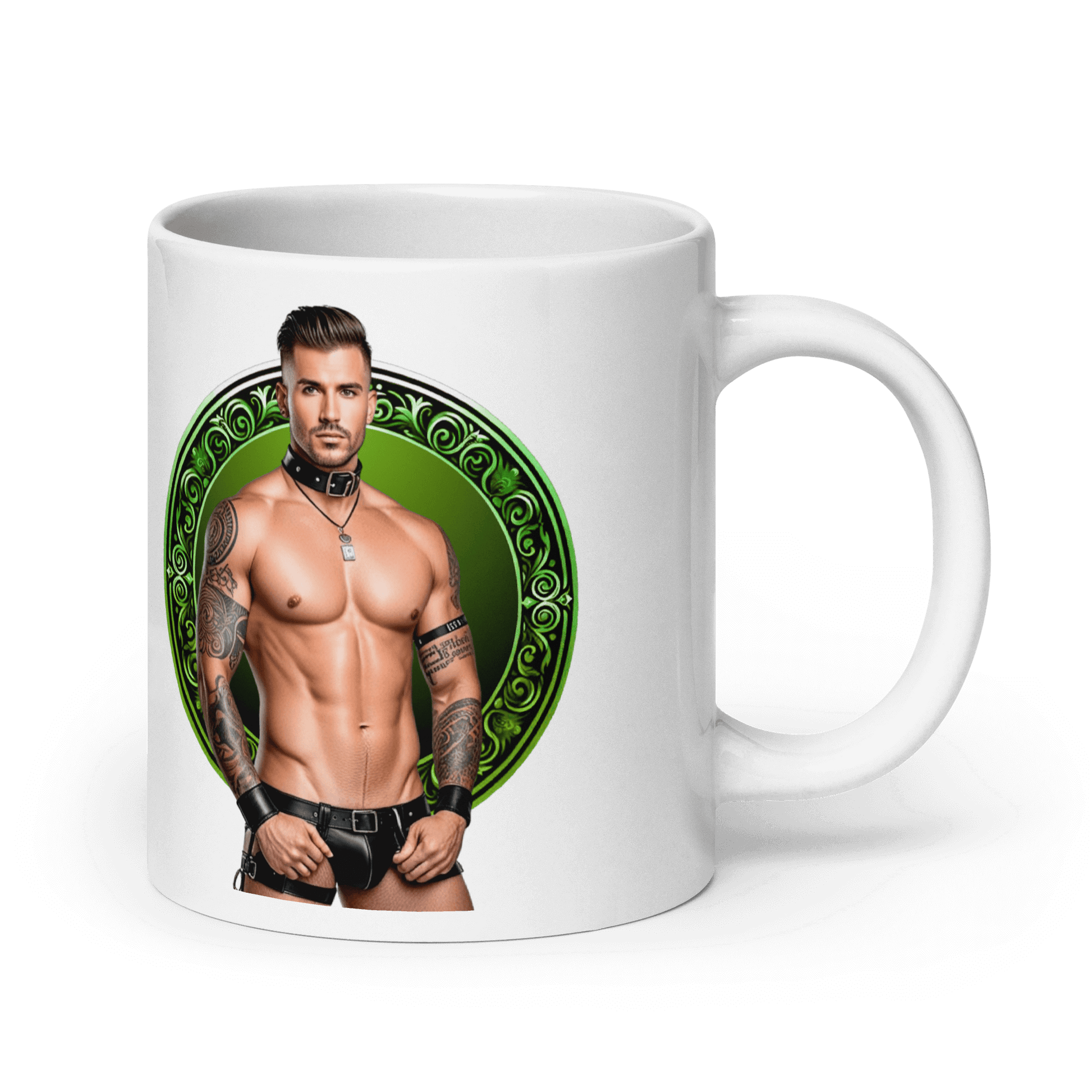 Haus Of Zodiac Mug | Leatherman Pierce (Libra) featuring a striking design and vivid colors.