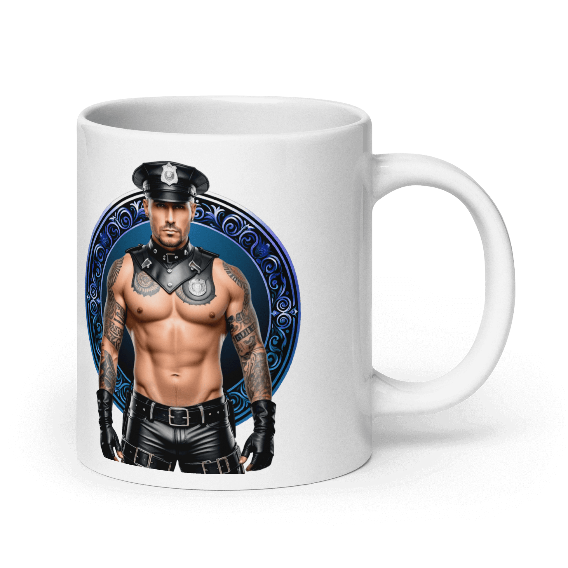 Haus Of Zodiac Mug | Leatherman Ronan (Cancer) featuring a bold design and vibrant colors.